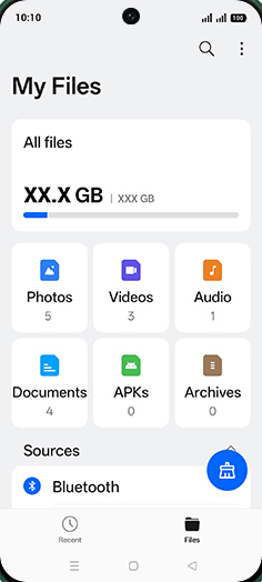 Step 3: Tap on Documents.