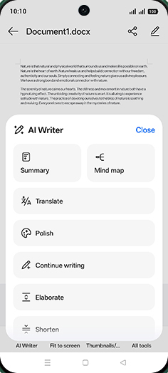 Step 7: Tap on Summary.
