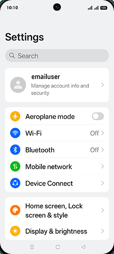 Step 3: Tap on Mobile network.