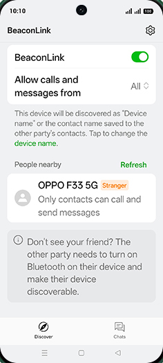 Step 8: Tap on Device.