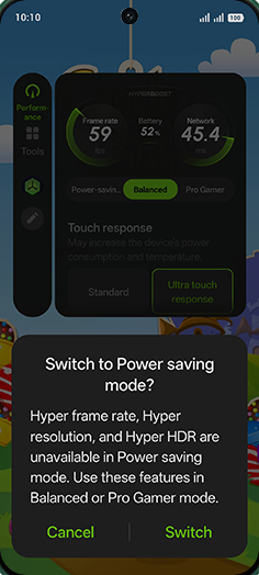 Step 5: Tap on Switch.