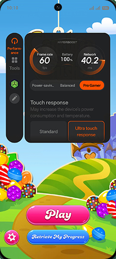 Step 8: Swipe Up for more boost option.