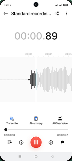 Step 6: Tap on AI Clear Voice.