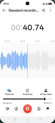 Step 8: Check Clear voice.