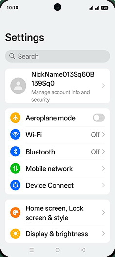 Step 3: Tap on Mobile network.