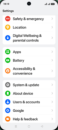 Step 3: Tap on Apps.