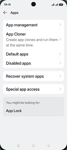 Step 4: Tap on Default apps.