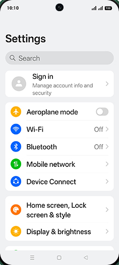 Step 3: Tap on Mobile network.