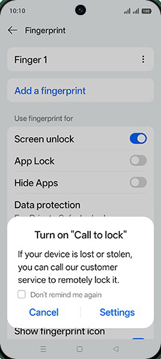 Step 16: Tap on Cancel.