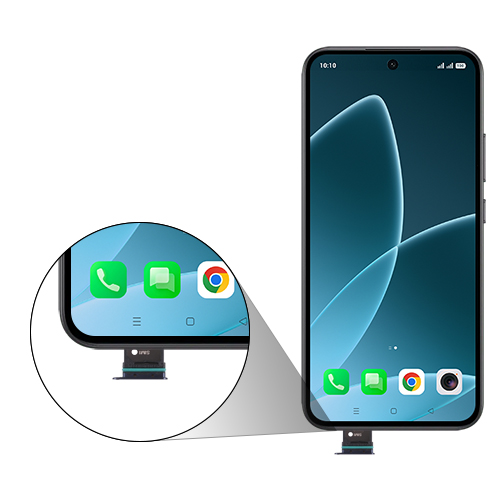 Step 2: Pull out the SIM card tray gently from the Device.