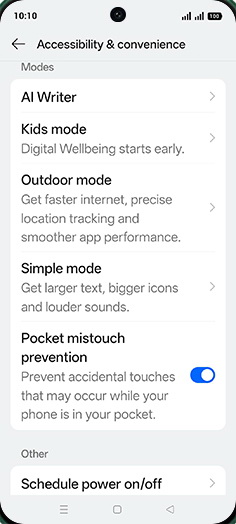 Step 4: Tap on AI Writer.