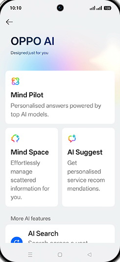 Step 4: Tap on Mind Space.
