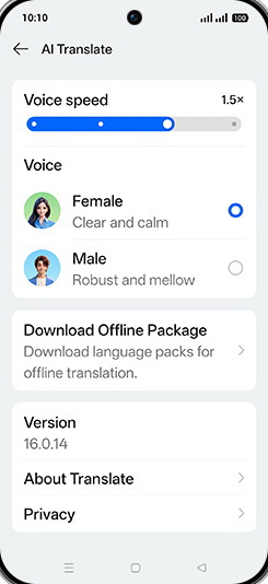 Step 6: Set Male or female.