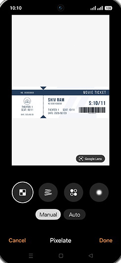 Step 9: Tap on Auto.