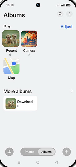 Step 4: Tap on Image folder.