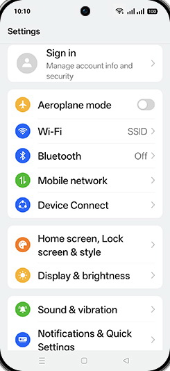 Step 3: Tap on Mobile network.