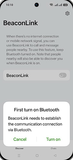 Step 6: Tap on Turn on.
