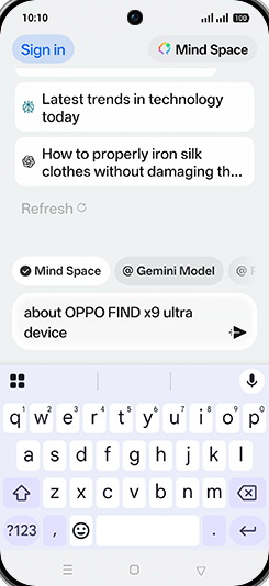 Step 9: Type anything you want ask.