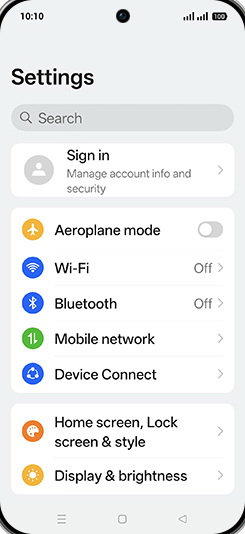 Step 3: Tap on Mobile network.