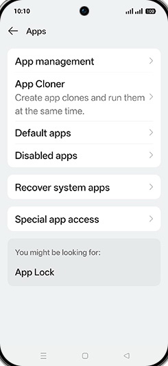 Step 4: Tap on Default apps.