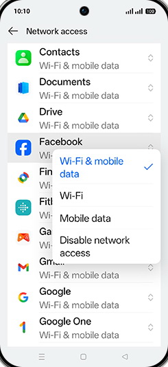 Step 7: Tap on desired option.