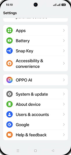 Step 3: Tap on Accessibility & convenience.