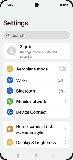 Step 3: Tap on Mobile network.
