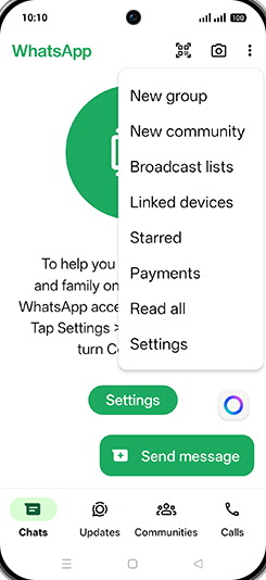 Step 4: Tap on Settings.