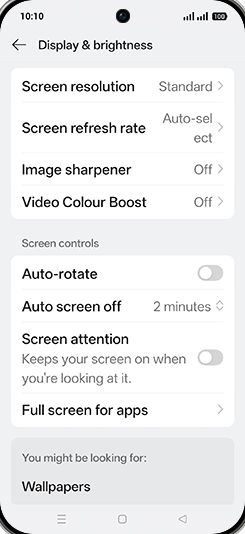 Step 4: Tap on Video Colour Boost.