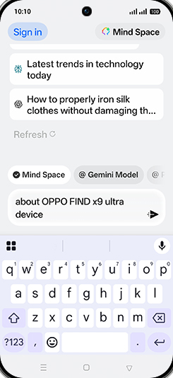 Step 10: Type anything you want ask.