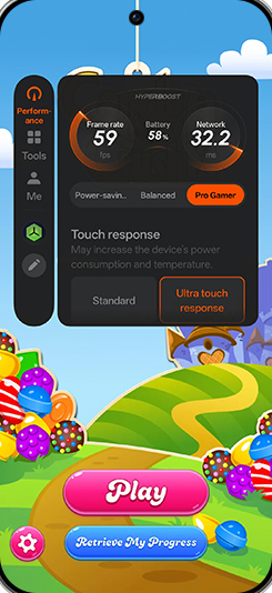 Step 6: Swipe Up for more boost option.