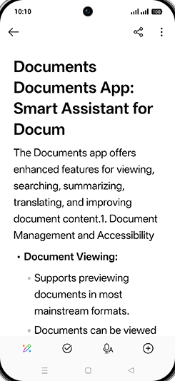 Step 10: Summarise the document.