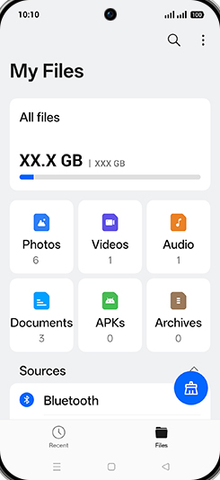 Step 3: Tap on Documents.