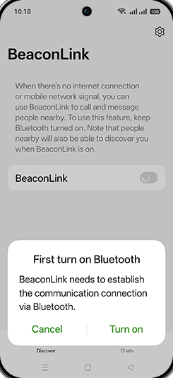 Step 6: Tap on Turn on.