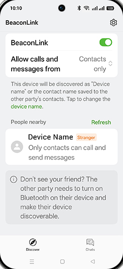 Step 7: Tap on desired device.
