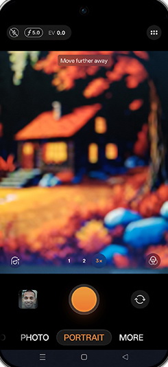 Step 4: Tap on depth of field.