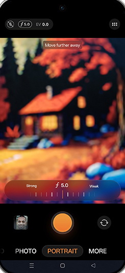 Step 5: Adjust depth of field.