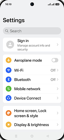 Step 3: Tap on Mobile network.
