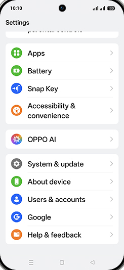 Step 3: Tap on Apps.