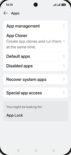 Step 4: Tap on Default apps.