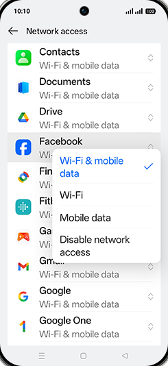 Step 7: Tap on desired option.