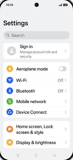Step 3: Tap on Mobile network.
