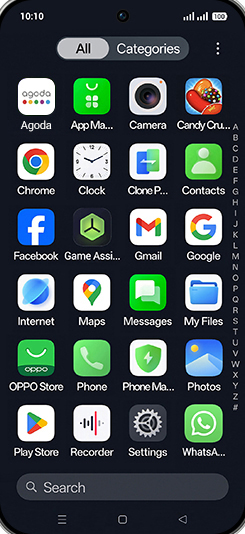 Step 2: Tap on WhatsApp icon.