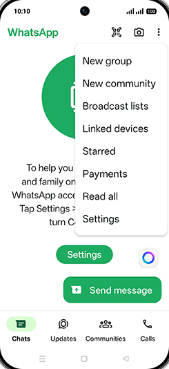 Step 4: Tap on Settings.
