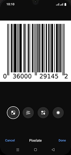Step 8: Select pixelate option.