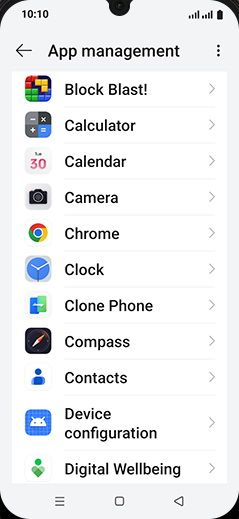 Step 7: Tap on Camera.