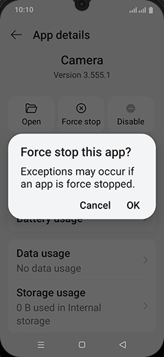 Step 9: Tap on OK.