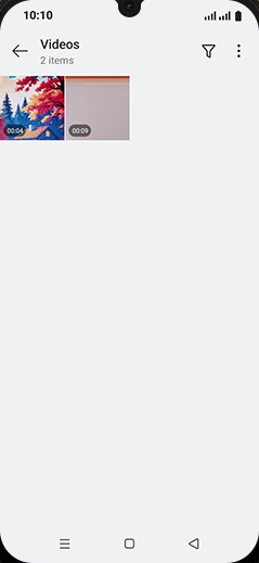 Step 5: Tap on desired Slow-mo Video.