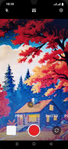 Step 4: Tap on Record icon.