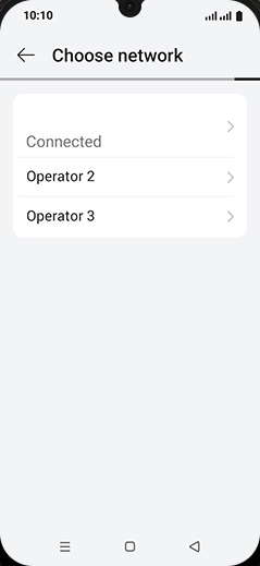 Step 7: Tap on Operator.